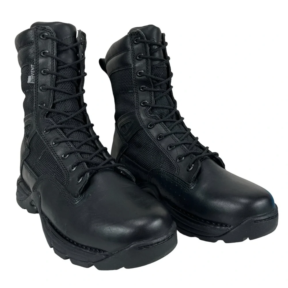 Danner Men 8D Striker II Black Leather Tactical Duty Boots 8 Inch Vent‎ 42290